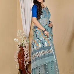 PuJoy Handloom Jamdani Saree-image-83