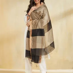 Fabindia Geometric Woven Design Dupatta-picture-38
