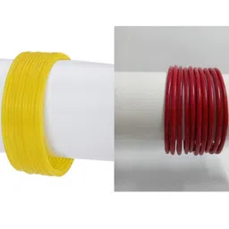 1ST TIME Set Of 22 Yellow Alloy Bangles-picture-34