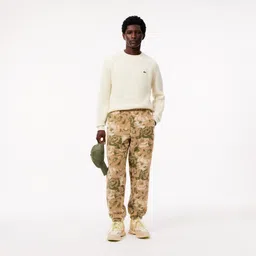 Lacoste Men Printed Mid-Rise Joggers-image-11