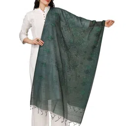 A R SILK DUPATTA HUB Ethnic Motifs Embroidered Cotton Dupatta With Thread Work-picture-47