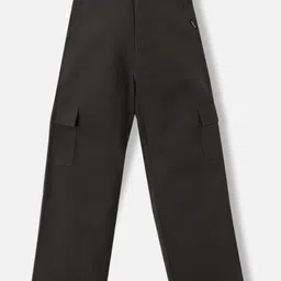 Urbano Juniors Boys Loose Fit Cargos Trousers-image-78
