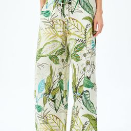 Koton Women Floral Printed Mid-Rise Trouser-picture-31