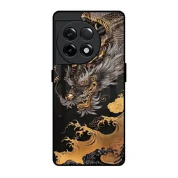 QRIOH Obsidian Majesty Printed Sleek & Lightweight Silicone OnePlus 11R 5G Back Case-picture-47