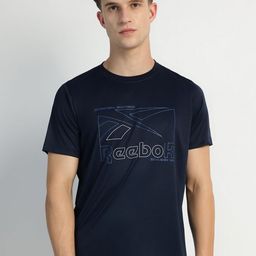 Reebok Men Solid Round Neck T-shirt-image-61