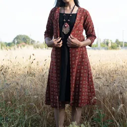 JITI Floral Print A-Line Dress-picture-43