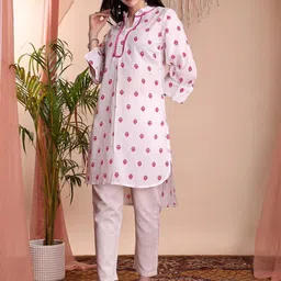 Sangria Women Floral Printed Daily Straight Kurta-picture-29