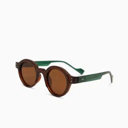 Kazo Women Classic Round Sunglasses DT0779BROWN-51