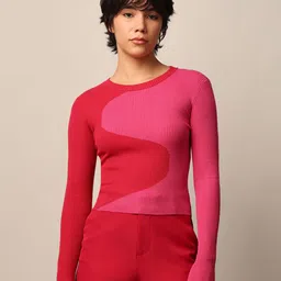 ONLY Women Solid Pullover-image-5