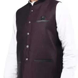 Self Design Men Waistcoat-image-42