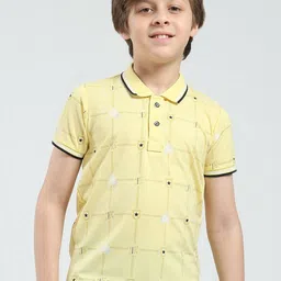 Monte Carlo Boys Printed Polo Collar Pockets T-shirt-picture-37