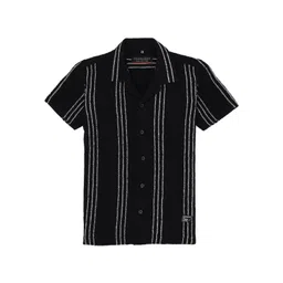 Status Quo Boys Standard Multi Stripes Opaque Striped Casual Shirt-image-6