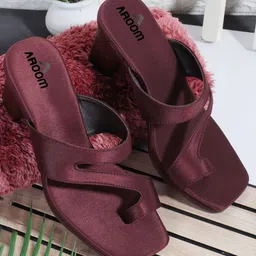 AROOM Women Block Heel Comfort Sandals-13