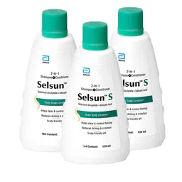 Selsun Set Of 3 2-in-1 Anti-Dandruff Shampoo + Conditioner - 120 ml Each-image-24