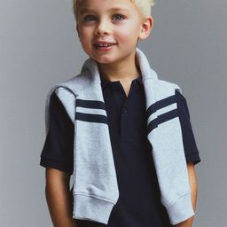 H&M Cotton Piqu Polo Shirt-image-69