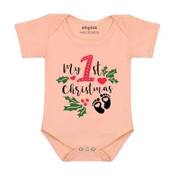 Arvesa My First ChristmasPrinted Romper-picture-45