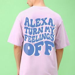 Bewakoof Men Typography Printed Round Neck Cotton Oversized T-shirt-picture-20