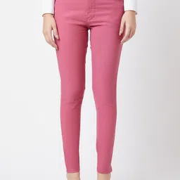 Smarty Pants Women Sharp Skinny Fit Mid-Rise Flat-Front Formal Trousers-picture-3