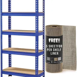 Iron Rack Shelves Metal Storage Rack for Shop Luggage Shelve Rack (63Hx24Wx12D) Steel Wall Shelf-1