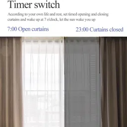 POWERLON Automatic Smart Curtain Opener Compatible with Amazon Alexa, Google Home & Siri Multipurpose Controller image 4