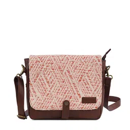 RUDHIRA Printed Leather Structured Sling Bag-9