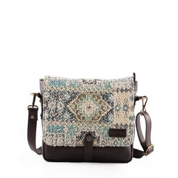 RUDHIRA Ethnic Motifs Printed Leather Structured Sling Bag-9