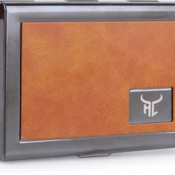 Men & Women Casual Tan Aluminium RFID Card Holder-image-19