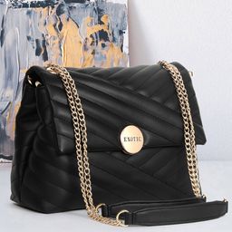 Exotic Structured Sling Bag with Quilted-image-30