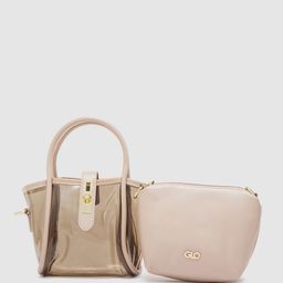 Globus Women Brown Solid Party Handheld Bag-30