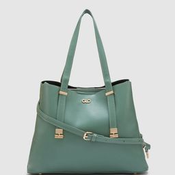 Globus Green Solid Casual Handheld Bag-55