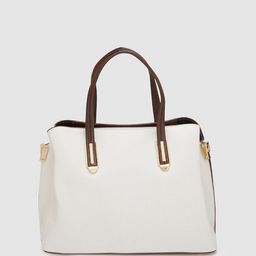 Globus Women White Textured Casual Handheld Bag-16