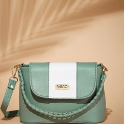 FARGO Colourblocked Structured Sling Bag-image-50