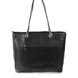 Mochi Black Textured Structured Shoulder Bag-51