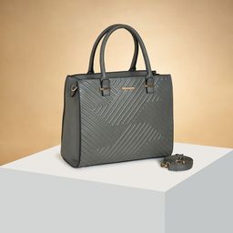 Forever Glam by Pantaloons Striped Structured Handheld Bag-55