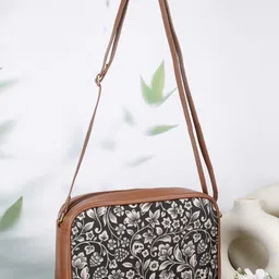 Anouk Floral Printed Structured Sling Bag-51