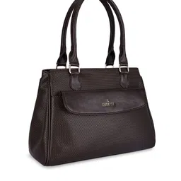 THE CLOWNFISH Textured Structured Shoulder Bag image 3