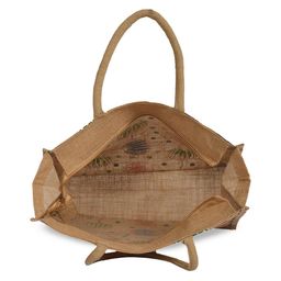 Kuber Industries Graphic Printed Structured Handheld Bag image 5