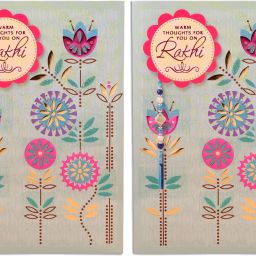 Warm Thoughts Raksha Bandhan Greeting Card With Envelope Pack Of 2 Greeting Card-31