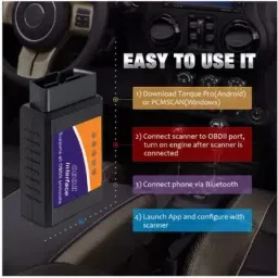 danlite tools and technician ELM327 Bluetooth OBD II V2.1 Wireless OBD2 adapter/Bike Scanner with Software OBD Reader image 5
