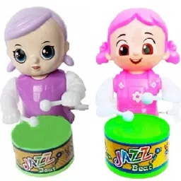Key Operated Cute Drummer Toy with Children BABY-PINK BABY Muiacal Toys Rattle-image-82