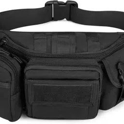 CarryTrip Unisex Tactical Waist Bag Adjustable Chest Pouch Military Fanny Pack for Camping Waist Bag-image-40