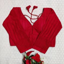 Sweetheart Neck Women Blouse-image-66