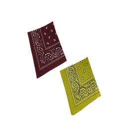 Aadikart Unisex Pack of 2 Printed Cotton Bandanas-image-59