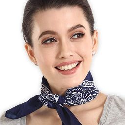 Aadikart Set of 3 Navy Blue Paisley Cotton Bandana-image-20