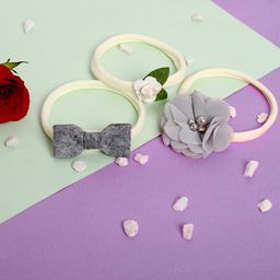Babymoon Girls Set Of 3 Bow Headbands-image-77