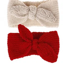 EL REGALO Girls Pack Of 2 Self-Design Headbands-47