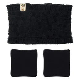 Bharatasya Unisex Black Solid Sports Headband With Wrist Bands-image-30
