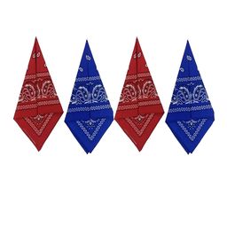 Aadikart Pack Of 4 Paisley Printed Cotton Bandanas-image-77