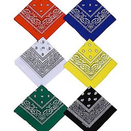 Aadikart Pack of 6 Printed Cotton Bandanas-image-98