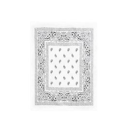 Aadikart Pack of 4 White & Blue Paisley Cotton Bandanas-image-49
